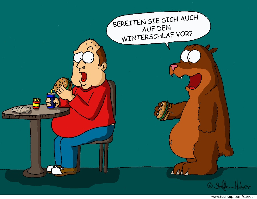 Cartoon: Winterschlaf 1