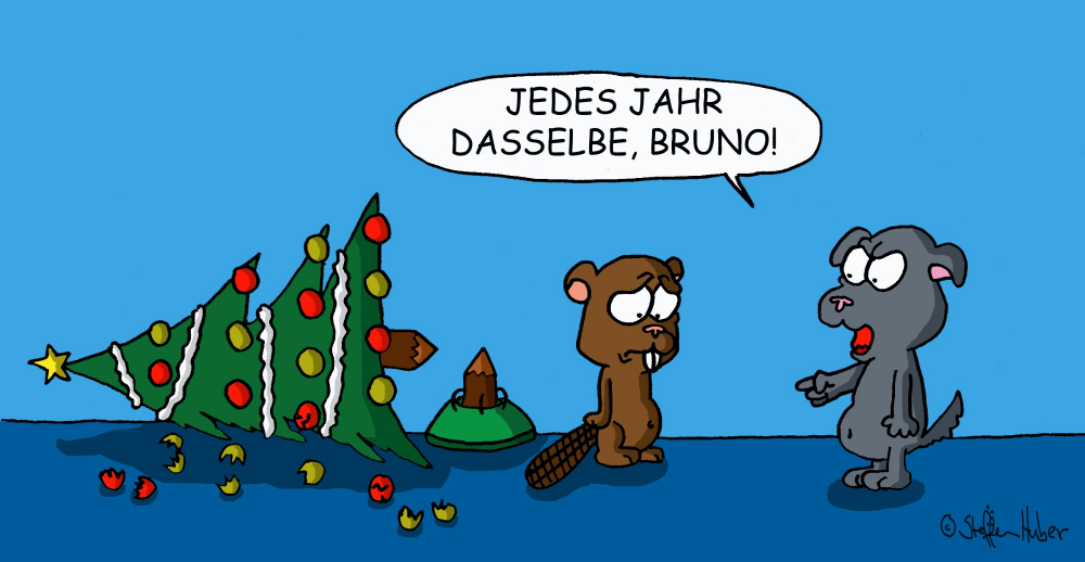 Cartoon: Weihnachtsbaum 1