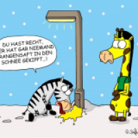 Gelber Schnee