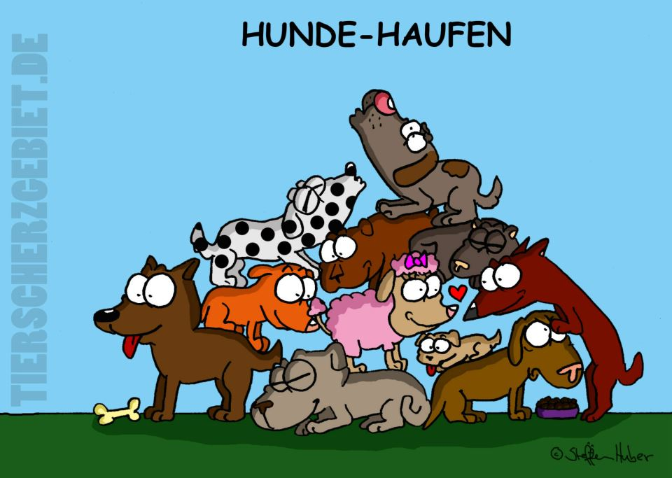 Cartoon: Hundehaufen 1