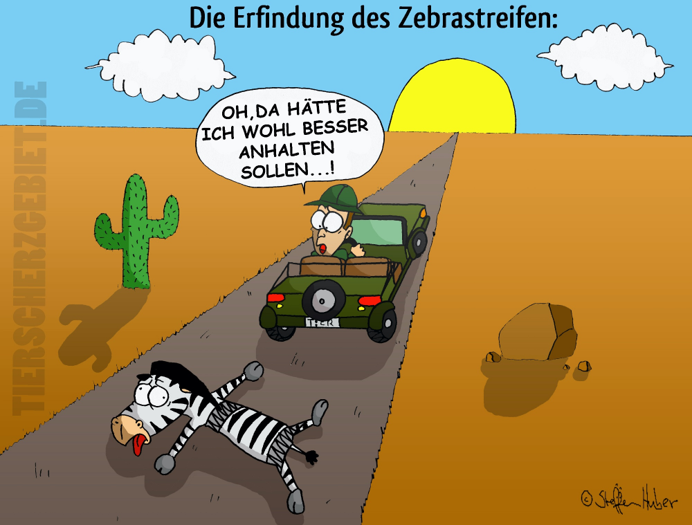 Cartoon: Zebrastreifen 1