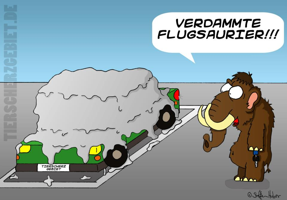 Cartoon: Flugsaurier 1