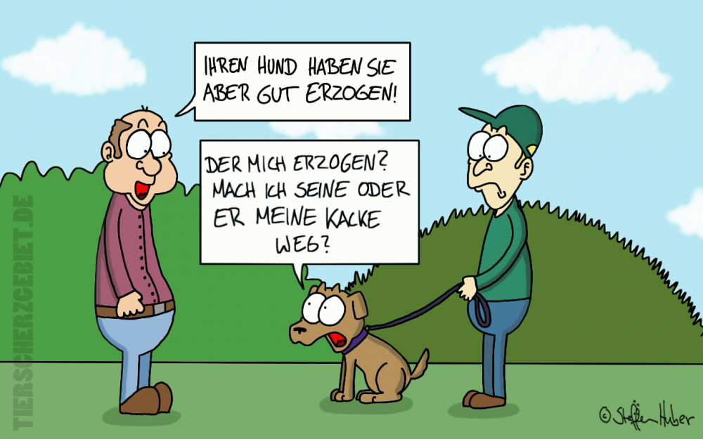 Cartoon: Hundeerziehung 1
