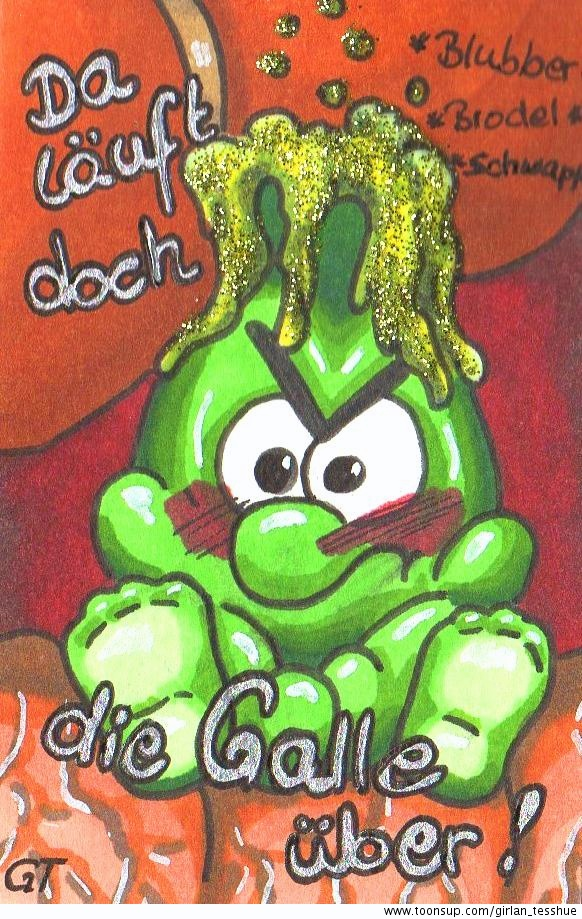 Cartoon: KAKAO Karte #23: Da läuft doch die Galle über! 1