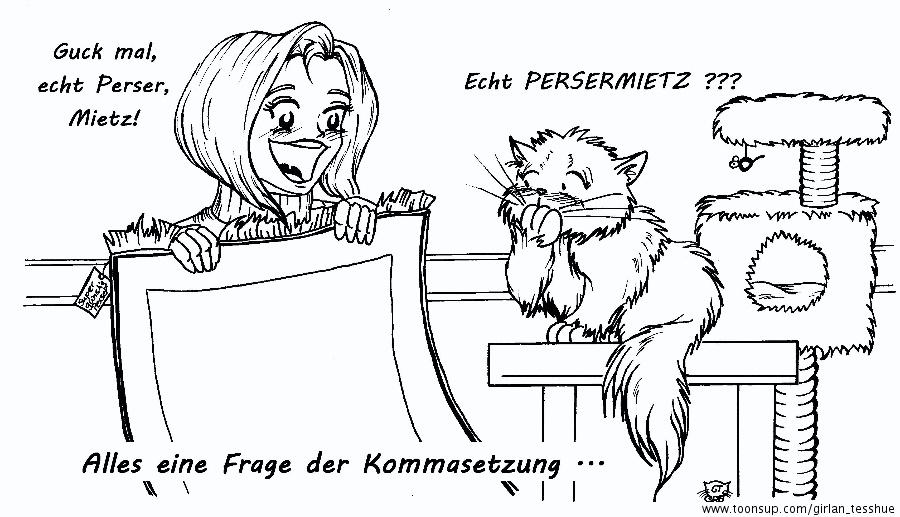 Cartoon: Mensch Mietz !!! - Neue Mietzigkeiten 4