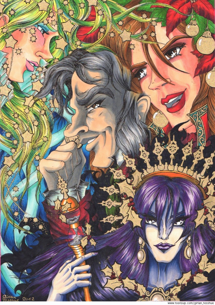 Illustration: Spirits of Christmas - Die Geister der Weihnacht 1