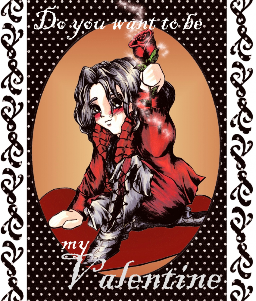 Illustration: Valentinskarte 1