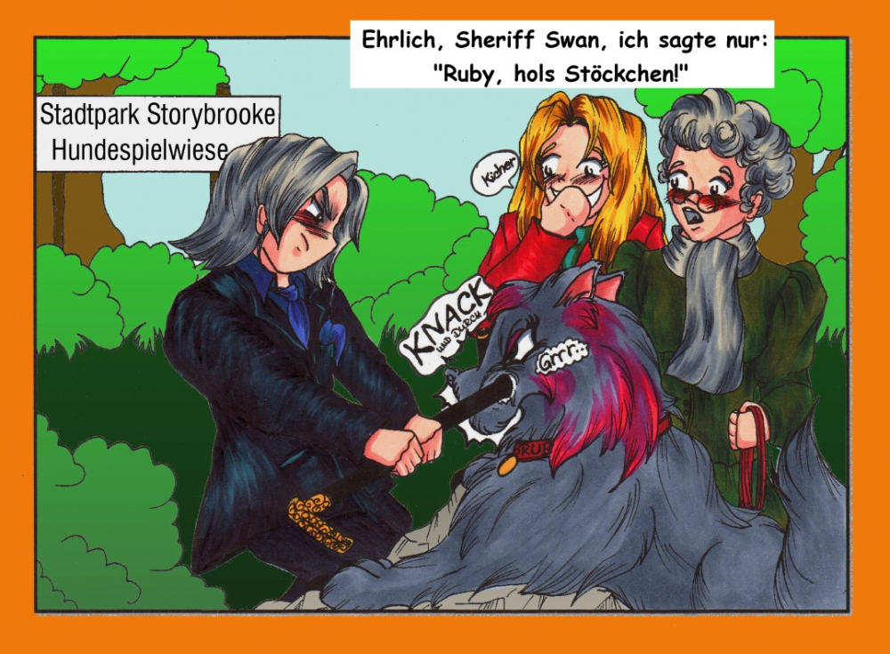 Cartoon: Hols Stöckchen! 1