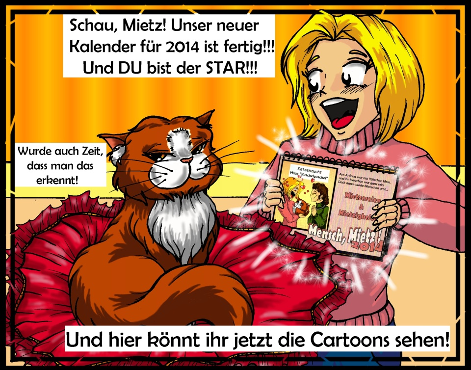 Cartoon: Mietzereien und Mietzigkeiten- Kalender 2014 1
