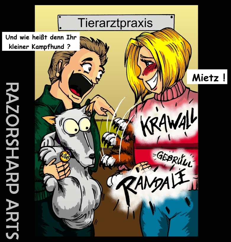 Cartoon: Mietzereien und Mietzigkeiten- Kalender 2014 4