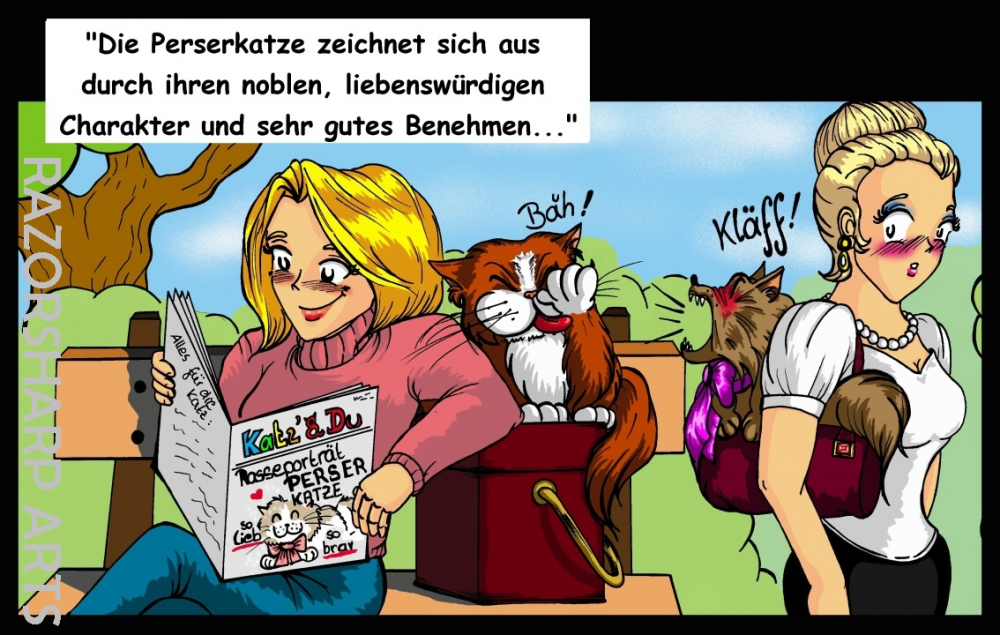 Cartoon: Mietzereien und Mietzigkeiten- Kalender 2014 5