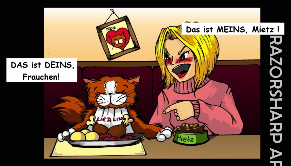 Cartoon: Mietzereien und Mietzigkeiten- Kalender 2014 6