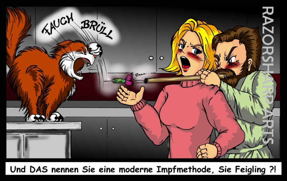 Cartoon: Mietzereien und Mietzigkeiten- Kalender 2014 10