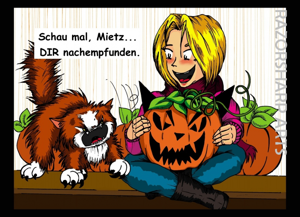 Cartoon: Mietzereien und Mietzigkeiten- Kalender 2014 11