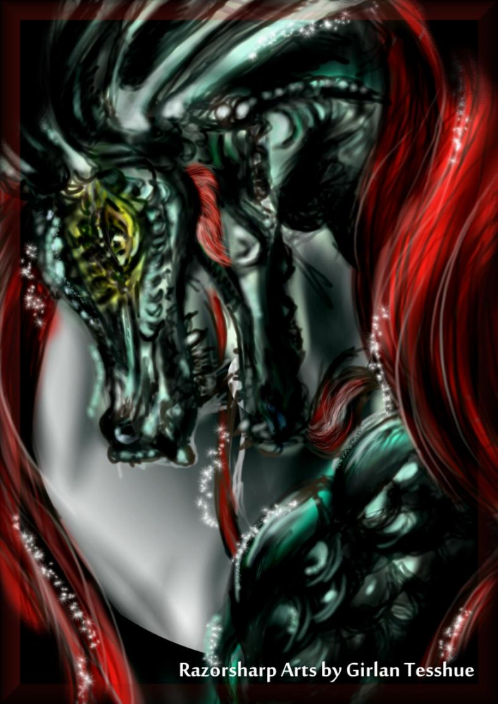 Illustration: Mitria - The silver Dragon 1