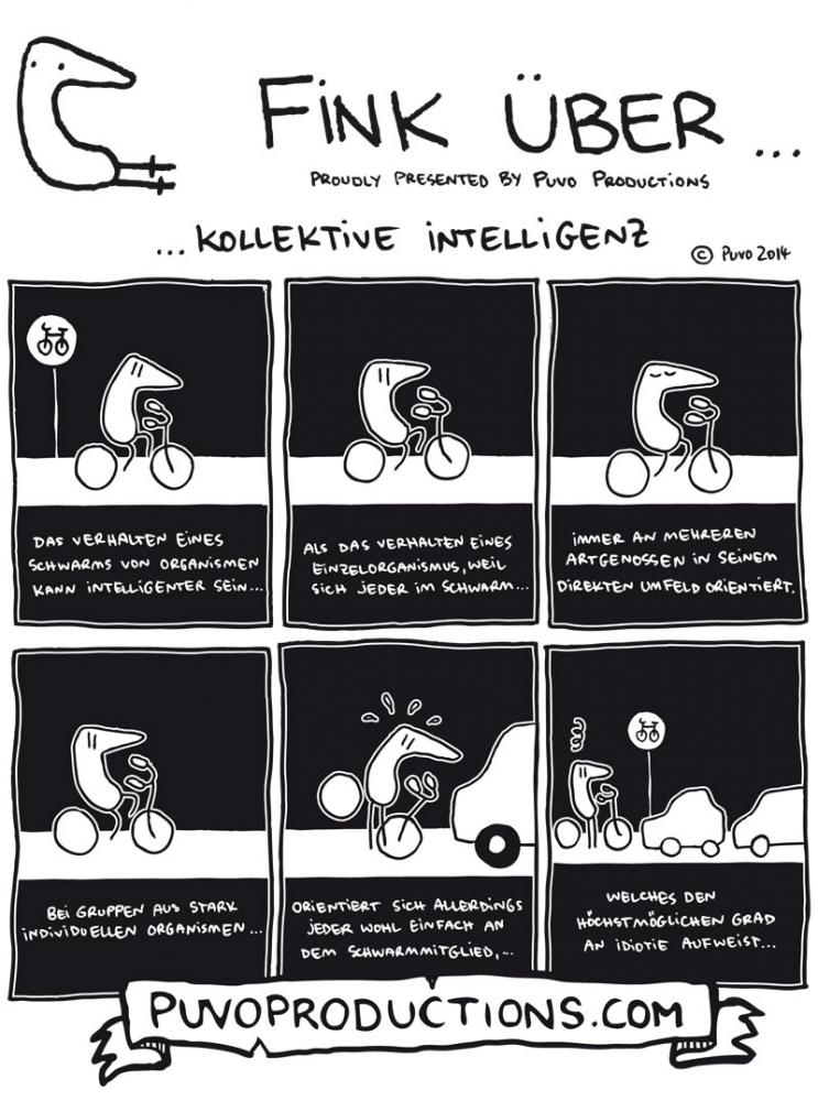 Comic: Fink über... kollektive Intelligenz. 1