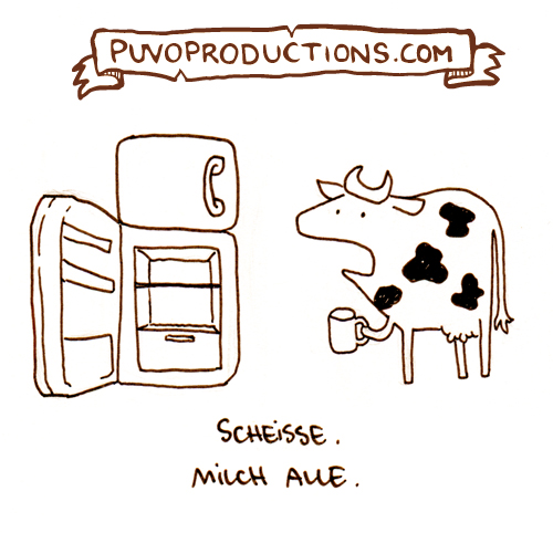 Cartoon: Milch alle 1