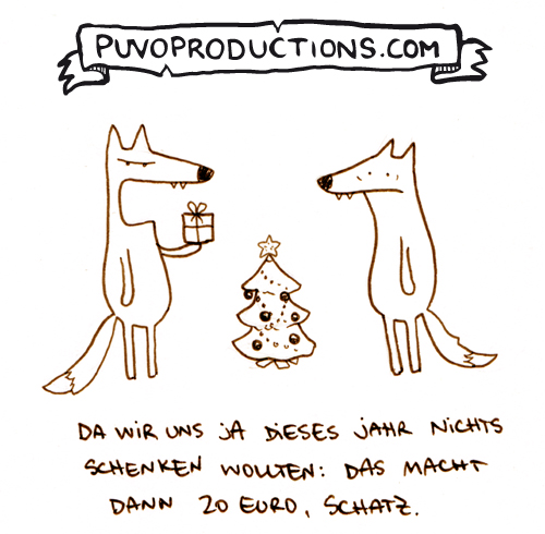 Cartoon: Nichts schenken. 1