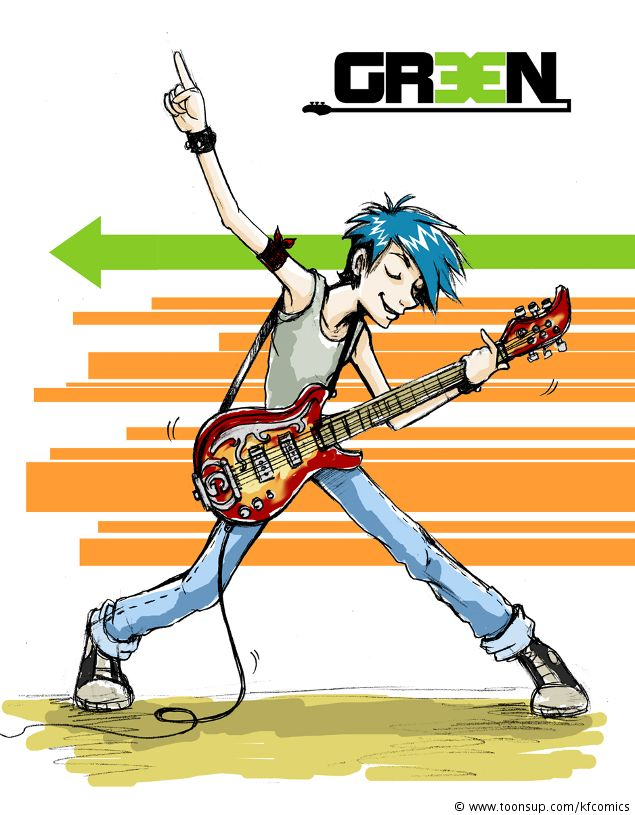 Illustration: Green rocks! 1