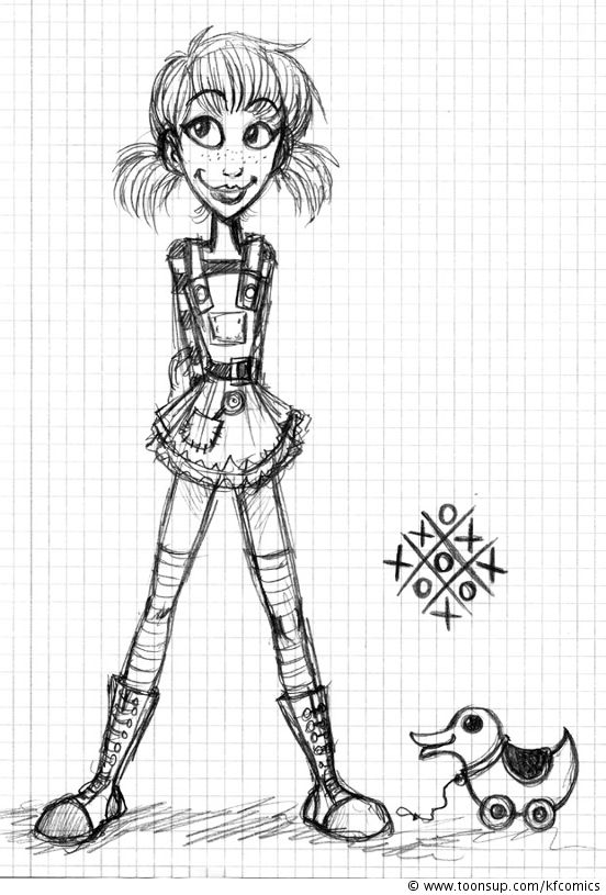 Concept Art / Character Design: Freche Göre 1