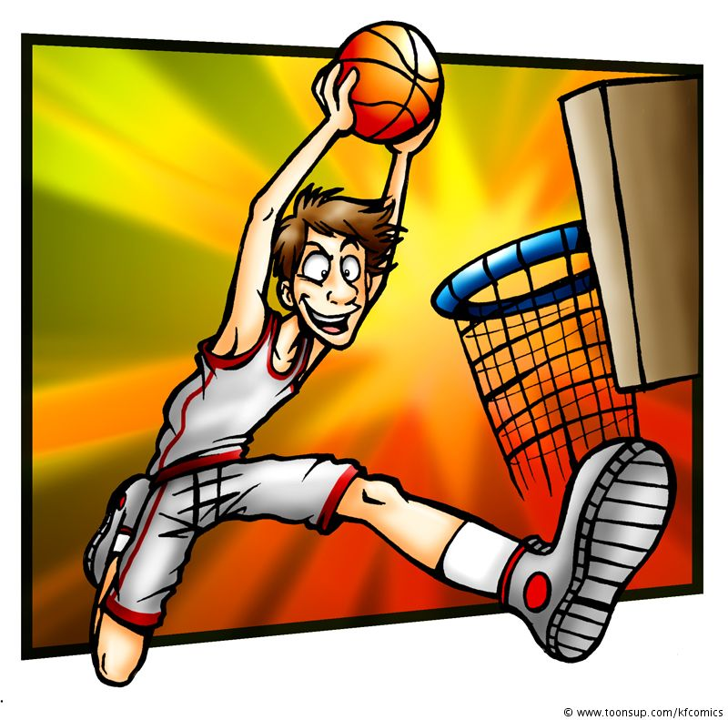 Illustration: Basketball Dunk 1