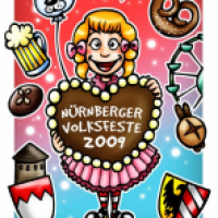 Nürnberger Volksfestkrug Entwurf 2009