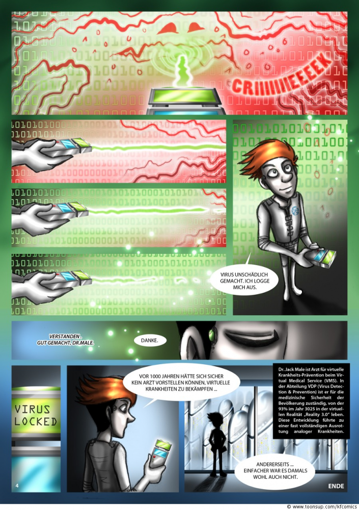 Comic: Virus 3.0 (Fumetto 2009 Wettbewerb) 4