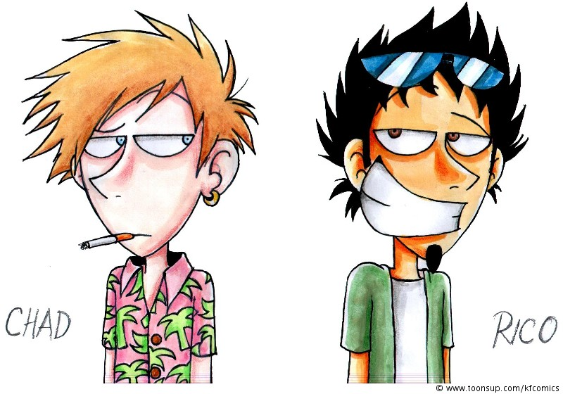 Concept Art / Character Design: Palmbeach Duo (Version '09 + '04) 2