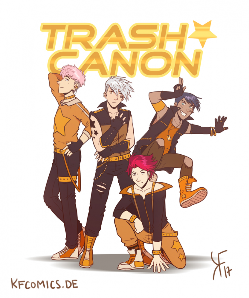 Concept Art / Character Design: Trash Canon - Boygroup (Konzept) 1