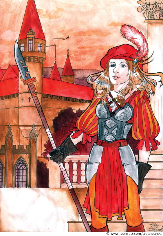 Illustration: Die Landsknechtin 1