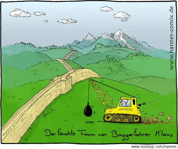 Cartoon: feuchter Traum 1