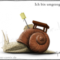 ich bin umgezogen