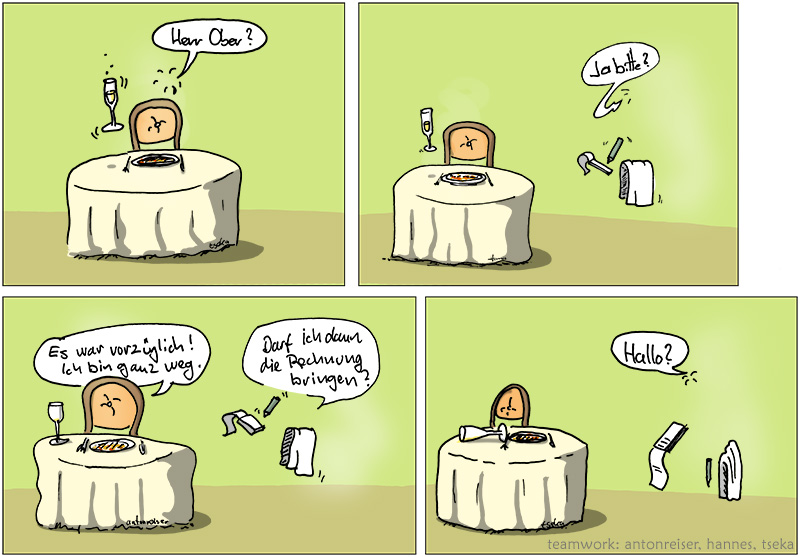 Comic: Herr Ober! 1
