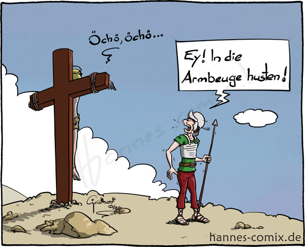 Cartoon: die Armbeuge 1