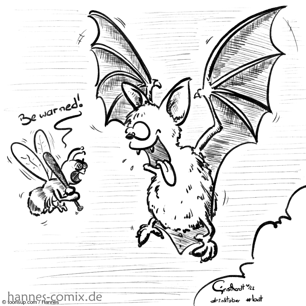 Cartoon: bat 1