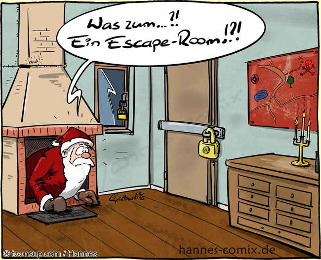 Cartoon: Escape Room 1