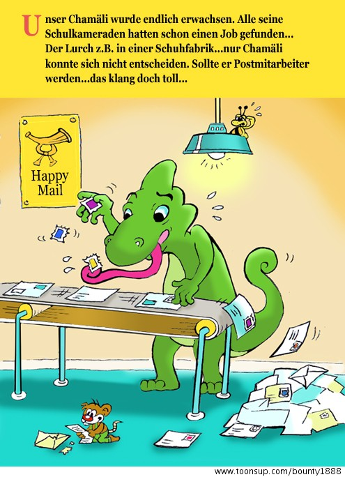 Cartoon: Die Leiden des jungen Chamäli... 1