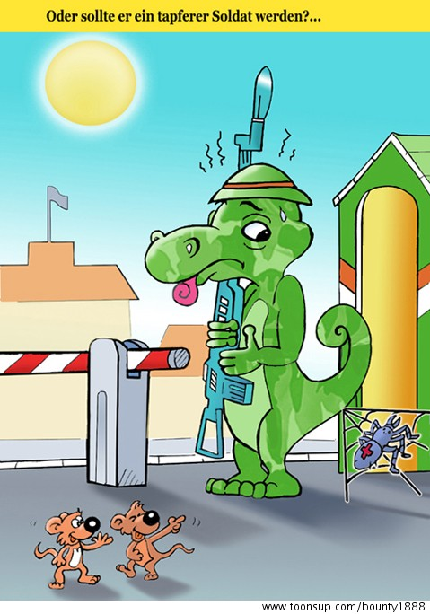 Cartoon: Die Leiden des jungen Chamäli... 2