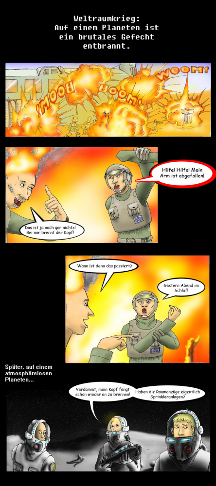 Comic: Weltraumkriegers 1