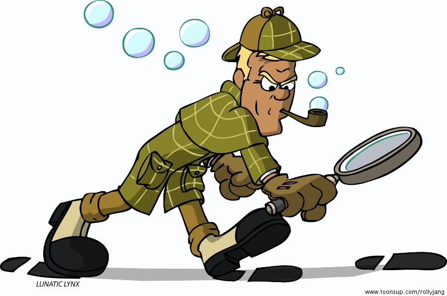 Cartoon: Dieter Sherlock Holmes - Toonsup Cartoon: Dieter Sherlock Holmes - Toonsup
