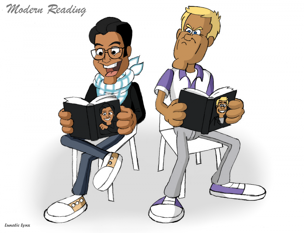 Cartoon: Modern Reading - Toonsup