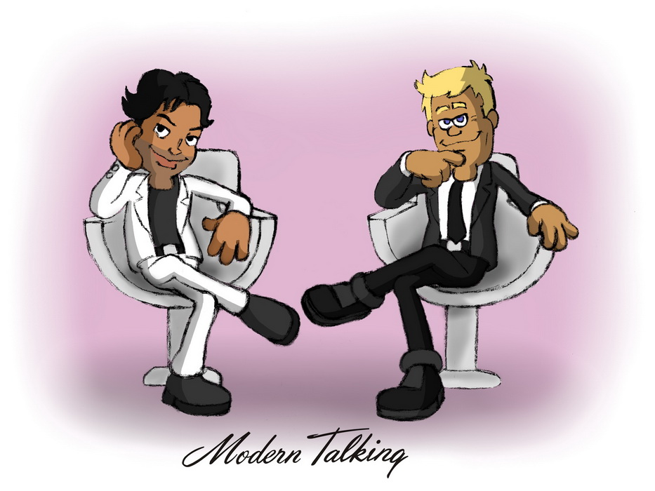 Cartoon: Modern Talking - Toonsup Cartoon: Modern Talking - Toonsup