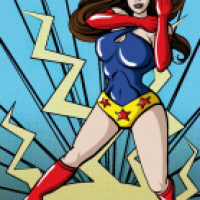 Superheldina macht euch platt!