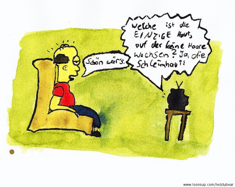 Cartoon: Schön wär's 1