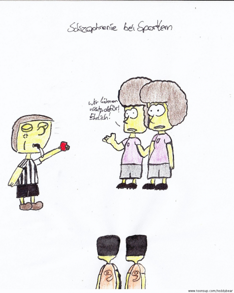 Cartoon: Sportler 1