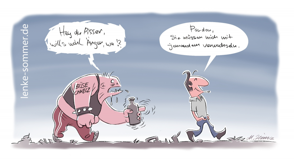 Cartoon: Gelassenheit 1