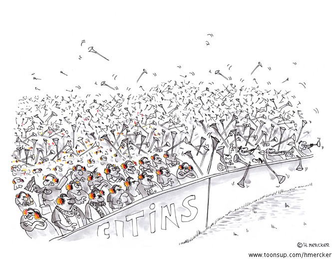 Cartoon: Auf die Ohren 1