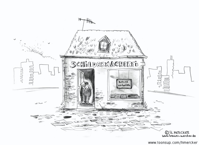 Cartoon: Die Kunden bleiben aus (Vol. III) 1