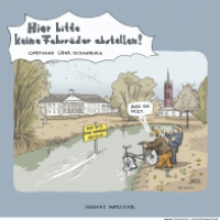 Cartoonbuch - Hier bitte keine Fahrräder abstellen