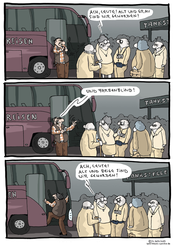 Comic: Alt und grau 1